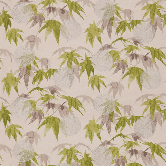ZOFFANY Acer Fabric Leaves , Trees Platinum,Leaf   - ZATM332441