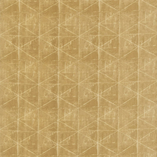 ZOFFANY OUTLET Crease Fabric Geometric Gold   - ZATM332455