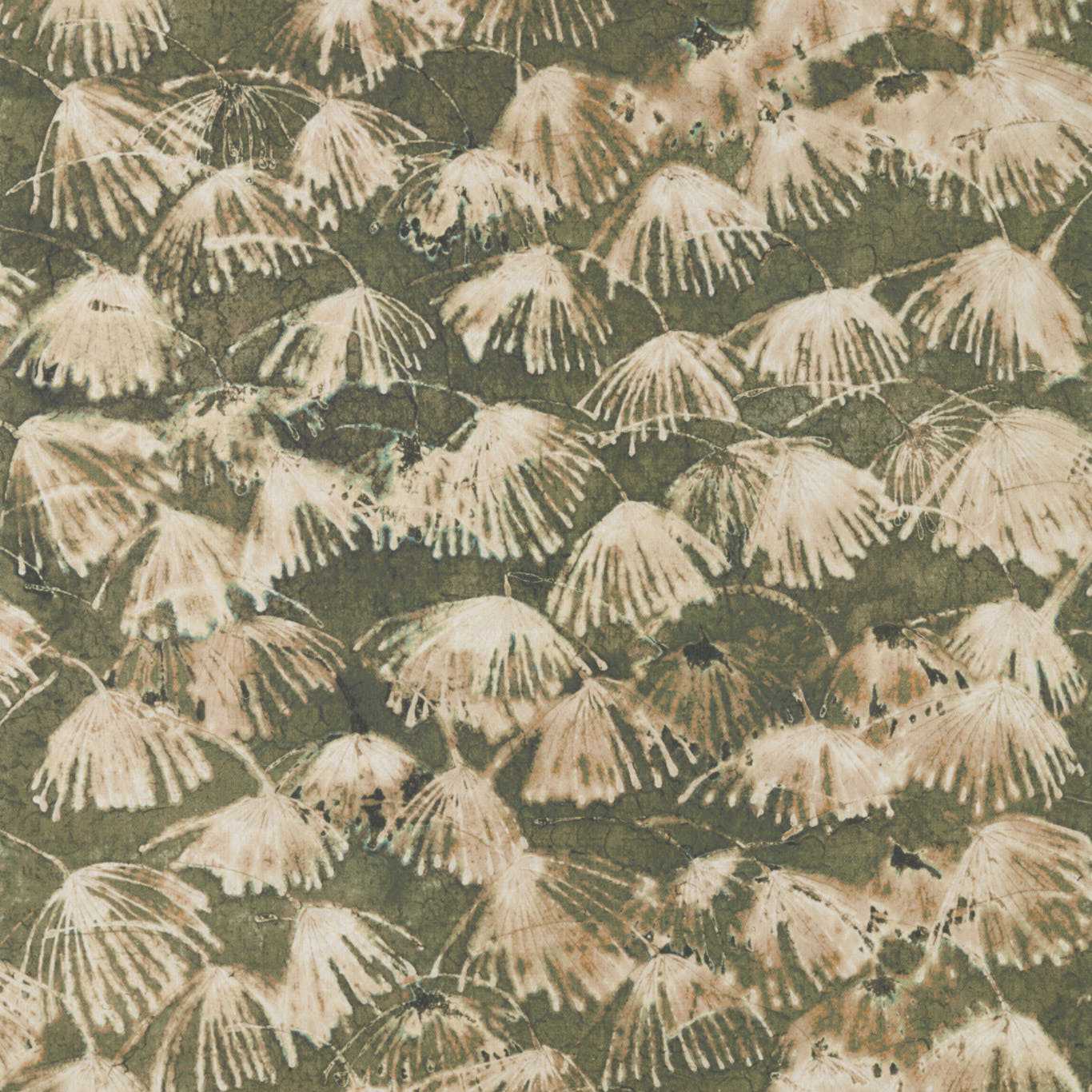 ZOFFANY Iliad Fabric Contemporary, Floral Moss   - ZBOL322620