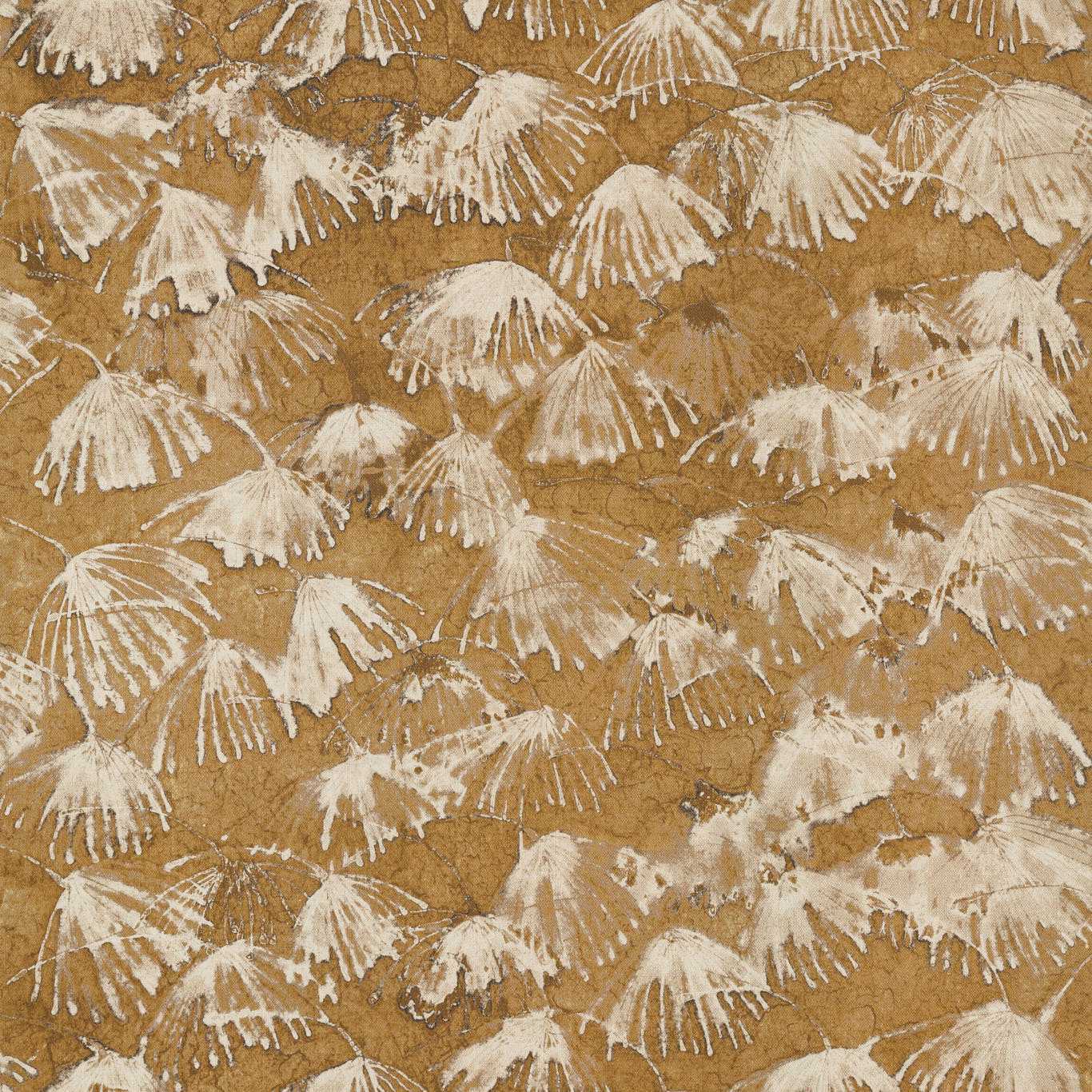 ZOFFANY Iliad Fabric Contemporary, Floral Gold   - ZBOL322622