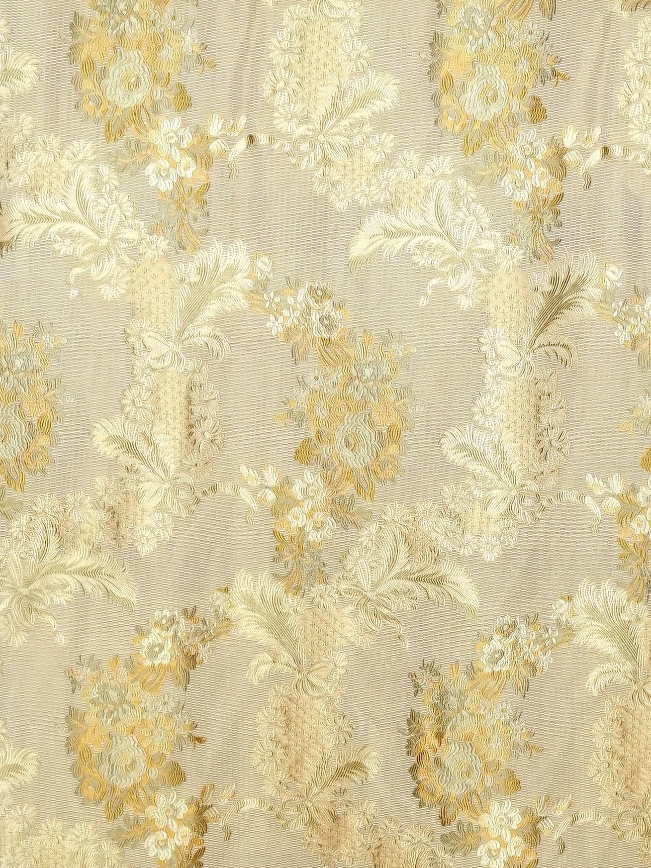 SCALAMANDRE  LA VERNE FABRIC TOPAZ   - ZB 2323614A