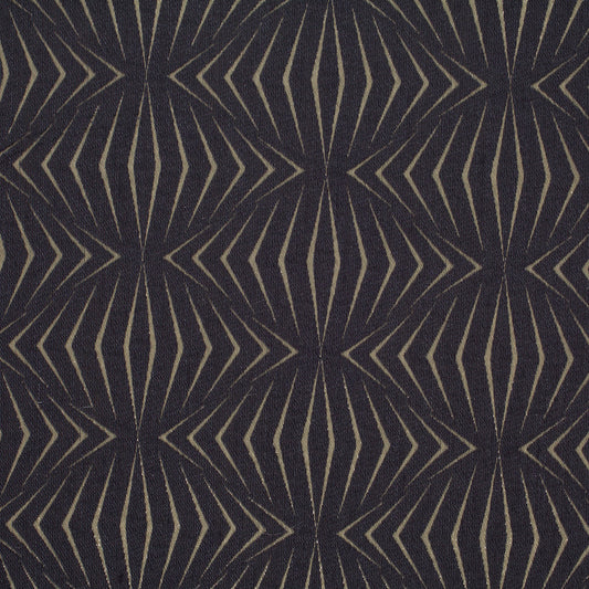 ZOFFANY OUTLET Juno Fabric Geometric Charcoal,Gold   - ZCAS331985
