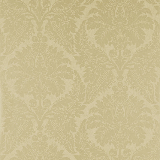 ZOFFANY Malmaison Damask Wallpaper Damasks Champagne  Rotary Printed Wallpaper - ZCON311995