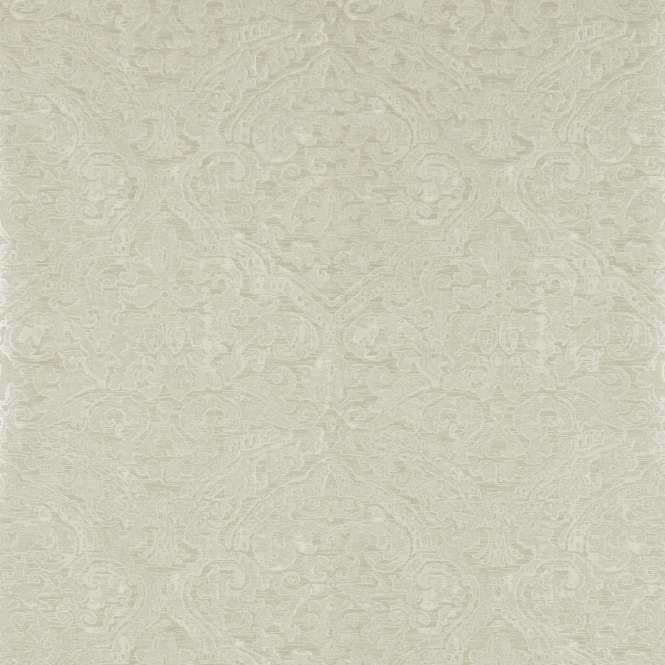ZOFFANY Renaissance Damask Wallpaper Damasks Linen  Gravure Printed Wallpaper - ZCON312024
