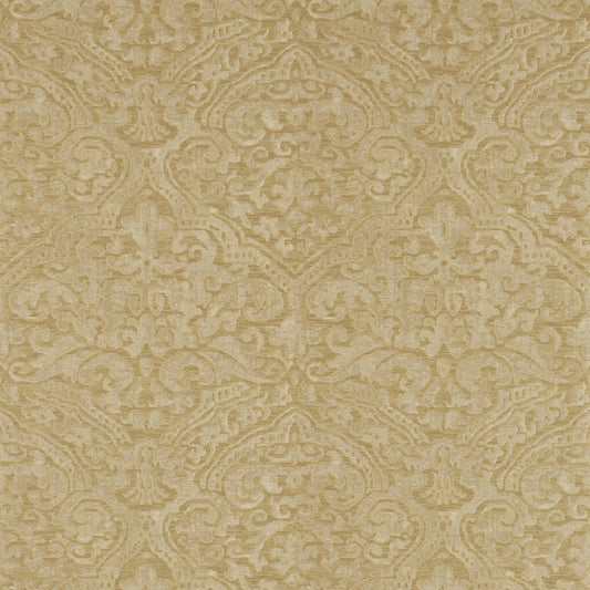ZOFFANY Renaissance Damask Wallpaper Damasks Warm Gold  Gravure Printed Wallpaper - ZCON312025