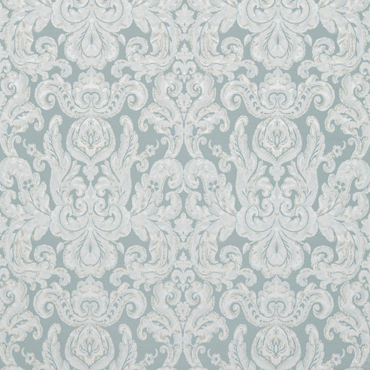 ZOFFANY Brocatello Fabric Damasks Pale Blue   - ZCON331926