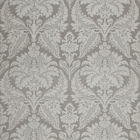 ZOFFANY Malmaison Damask Fabric Damasks Silver   - ZCON331930