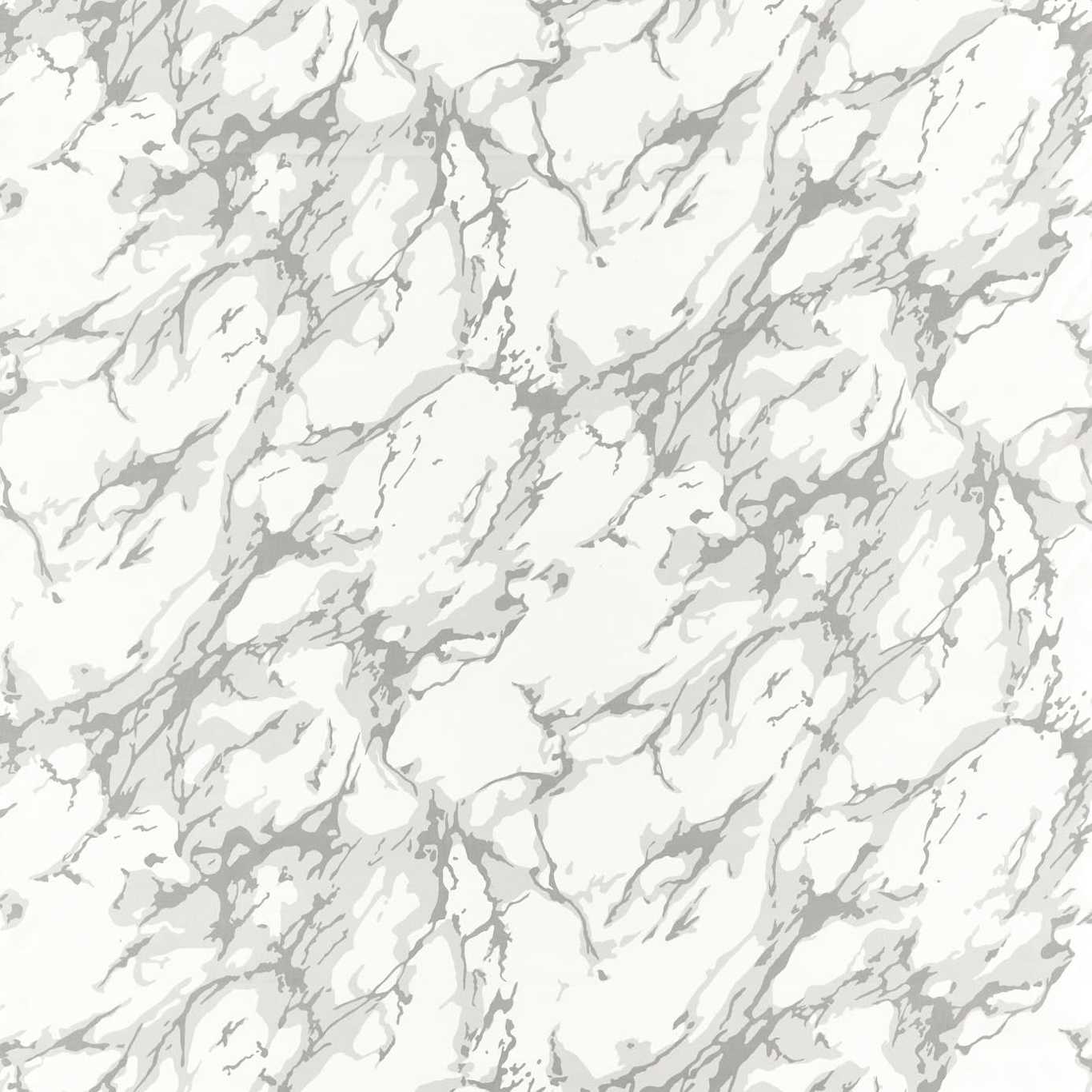 ZOFFANY French Marble Fabric Abstract , Graphic Empire Grey,Perfect White   - ZCOT322748
