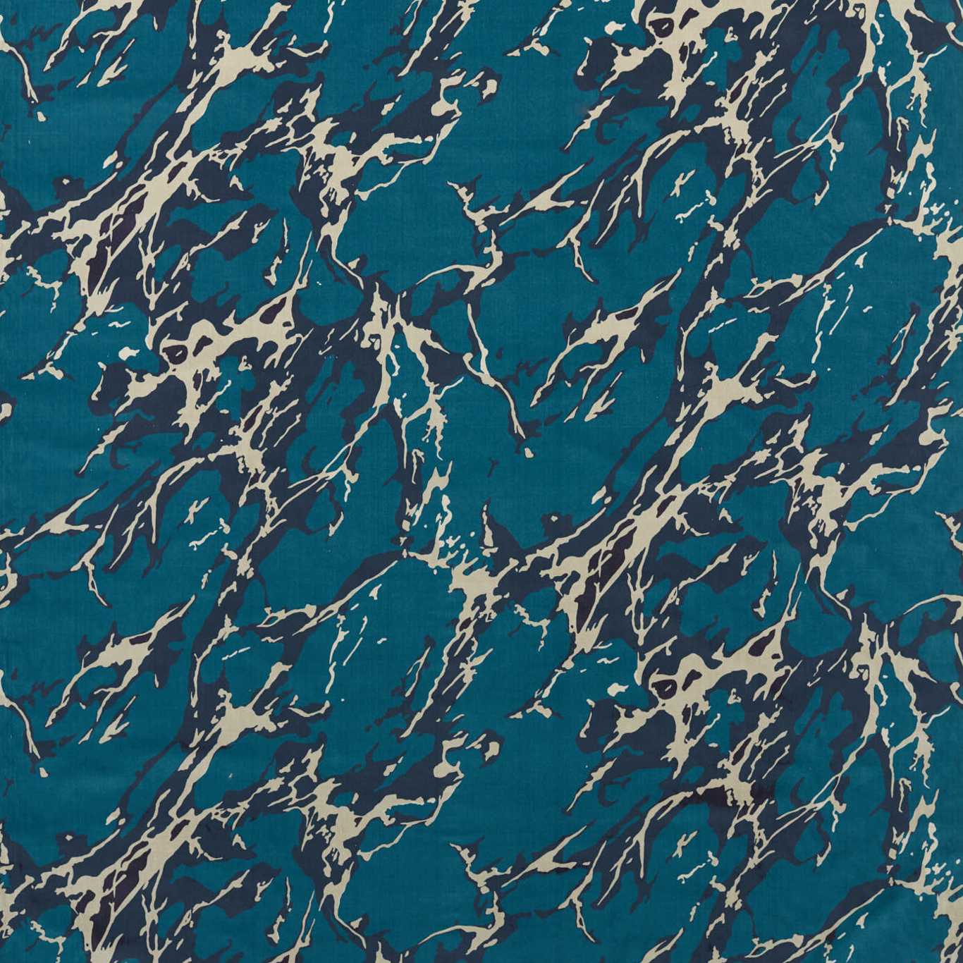ZOFFANY French Marble Velvet Fabric Abstract , Graphic Serpentine   - ZCOT322749