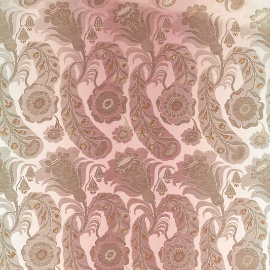 ZOFFANY Sezincote Damask Fabric Contemporary, Floral Tuscan Pink   - ZCOT333299