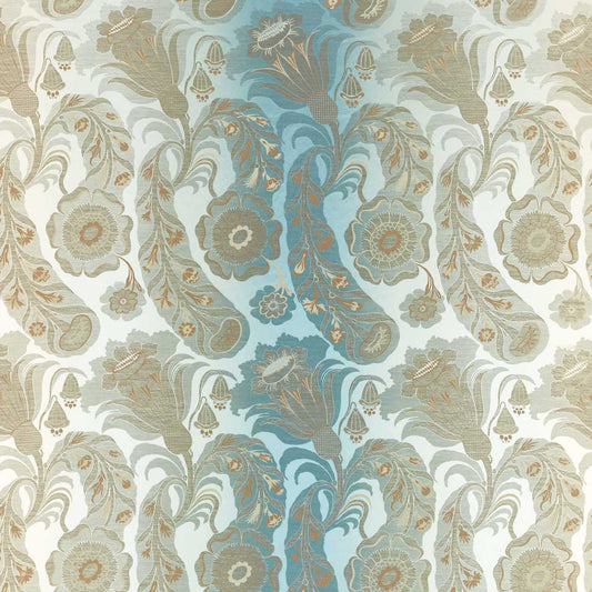ZOFFANY Sezincote Damask Fabric Contemporary, Floral La Seine   - ZCOT333300