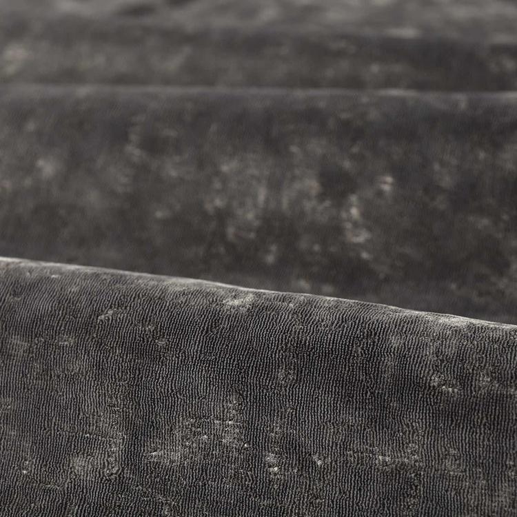 ZOFFANY Curzon Fabric Plains , Textures Charcoal   - ZCUR331099