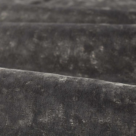 ZOFFANY Curzon Fabric Plains , Textures Charcoal   - ZCUR331099