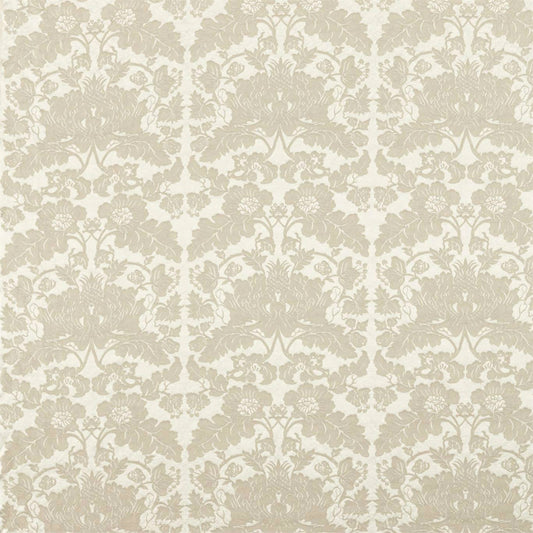 ZOFFANY Villandry Weave Fabric Contemporary, Floral White Opal   - ZDAF333114