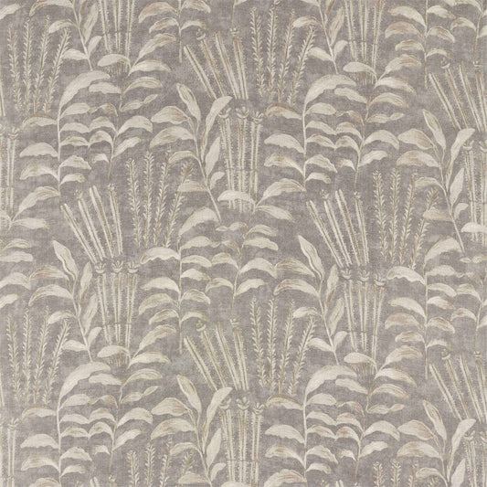 ZOFFANY Highclere Fabric Leaves , Trees Zinc   - ZDAR322658
