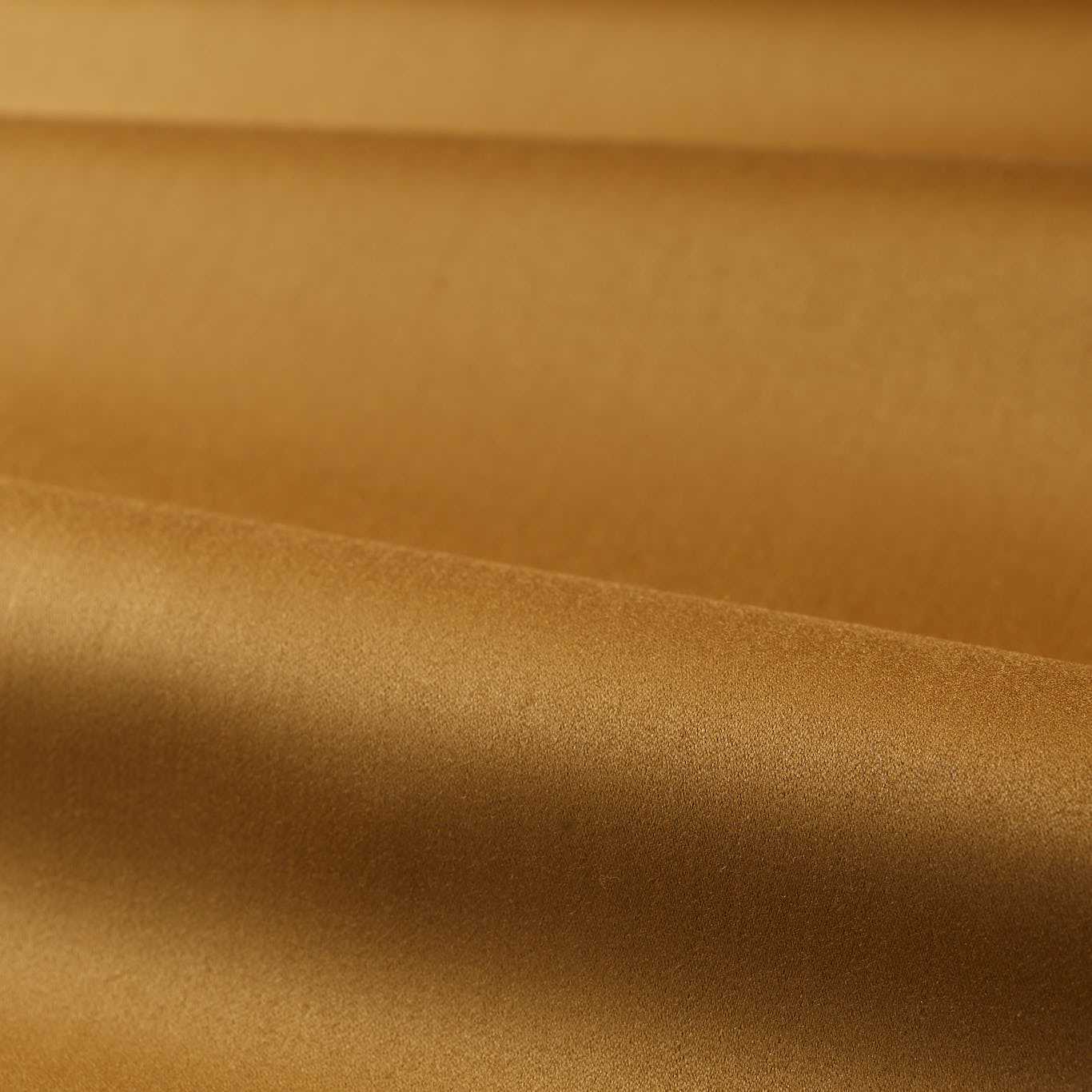 ZOFFANY Zoffany Wool Satin Fabric Plains , Textures Muddy Amber   - ZDEC333270