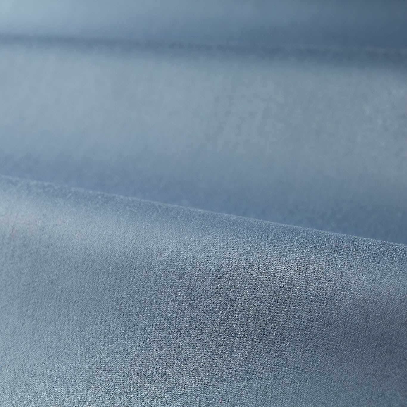 ZOFFANY Zoffany Wool Satin Fabric Plains , Textures Blue Stone   - ZDEC333281