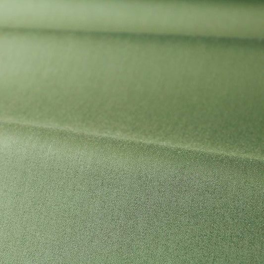 ZOFFANY Zoffany Wool Satin Fabric Plains , Textures Green Stone   - ZDEC333283