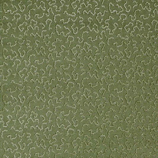 ZOFFANY Domino Velvet  Fabric Abstract , Graphic Deep Fern   - ZDMV333514