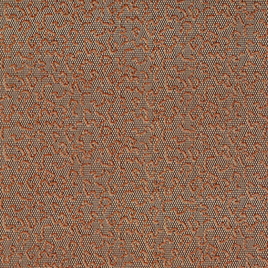 ZOFFANY Domino Velvet  Fabric Abstract , Graphic Amber   - ZDMV333517