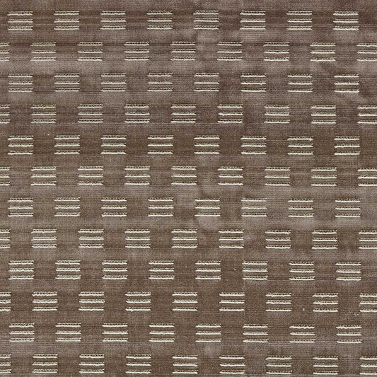 ZOFFANY Mustak Fabric Geometric Taupe   - ZDMV333518