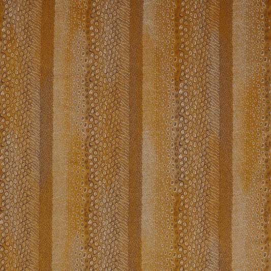 ZOFFANY Nyala Fabric Abstract , Graphic Amber   - ZDMV333520