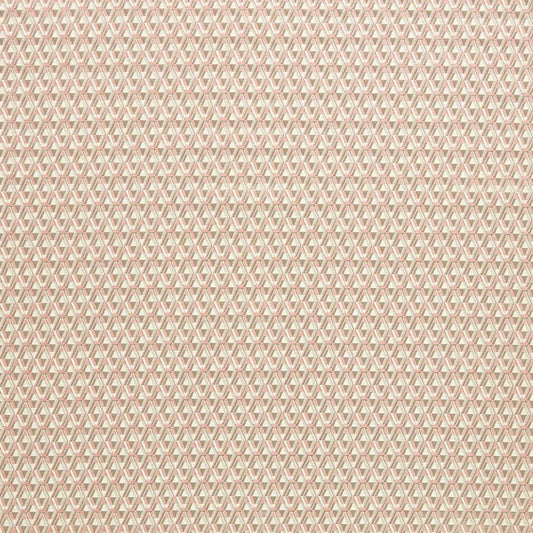 ZOFFANY Domino Diamond Fabric Geometric Rose Quartz   - ZDOM333322