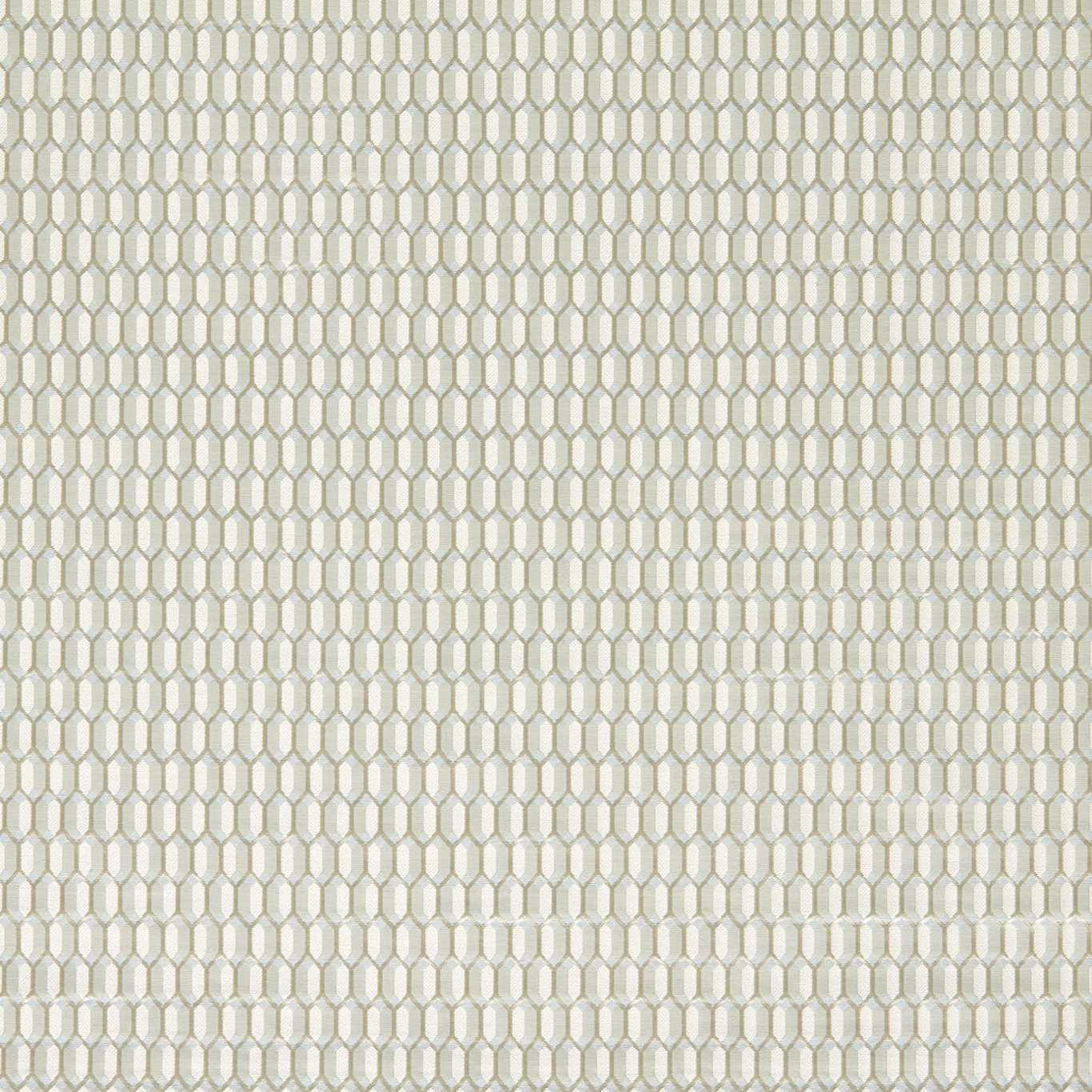 ZOFFANY Domino Trellis Fabric Geometric Quartz Grey   - ZDOM333335