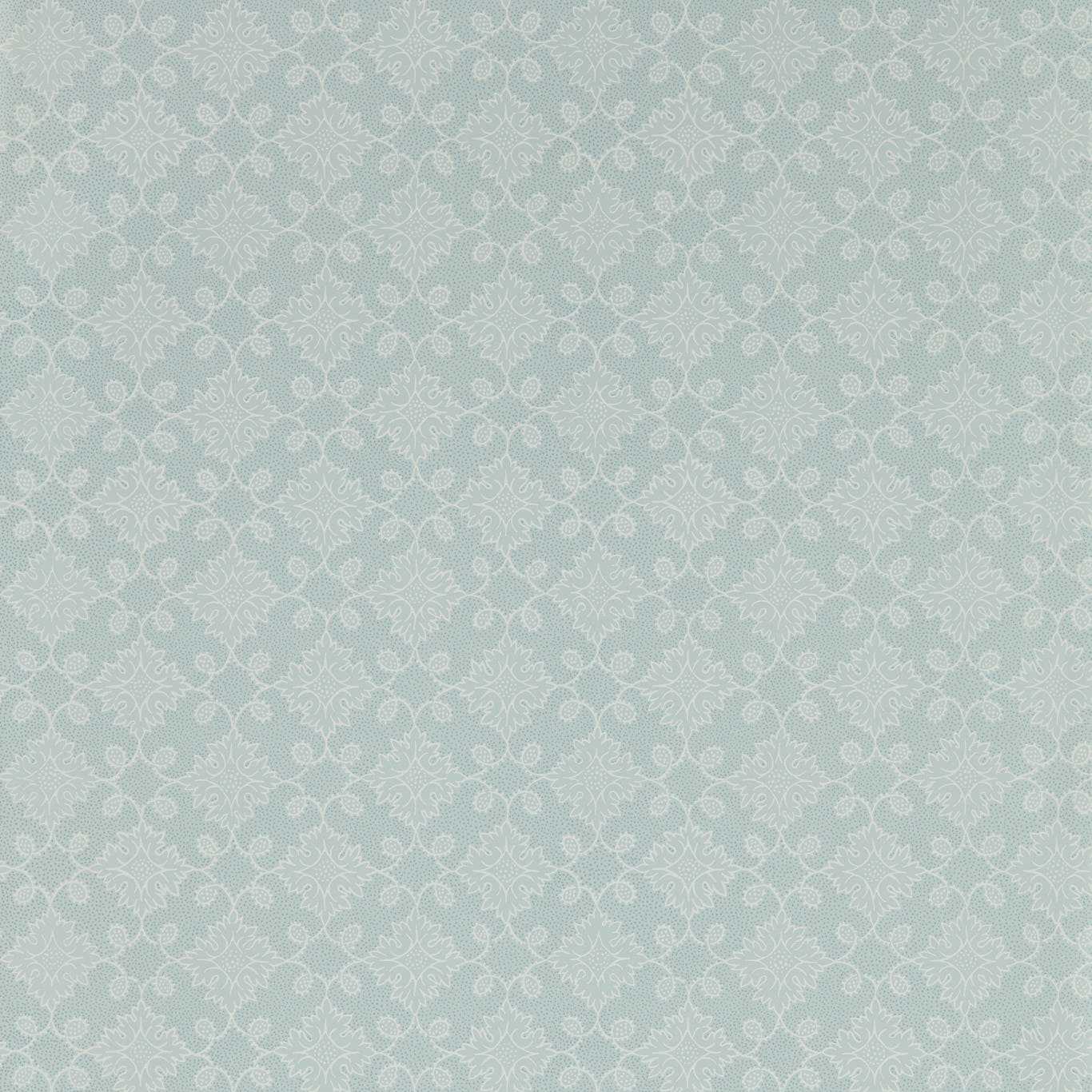 ZOFFANY Floral Tracery Wallpaper Geometric Wedgewood Blue  Flexo-Printed Wallpaper - ZEND313088