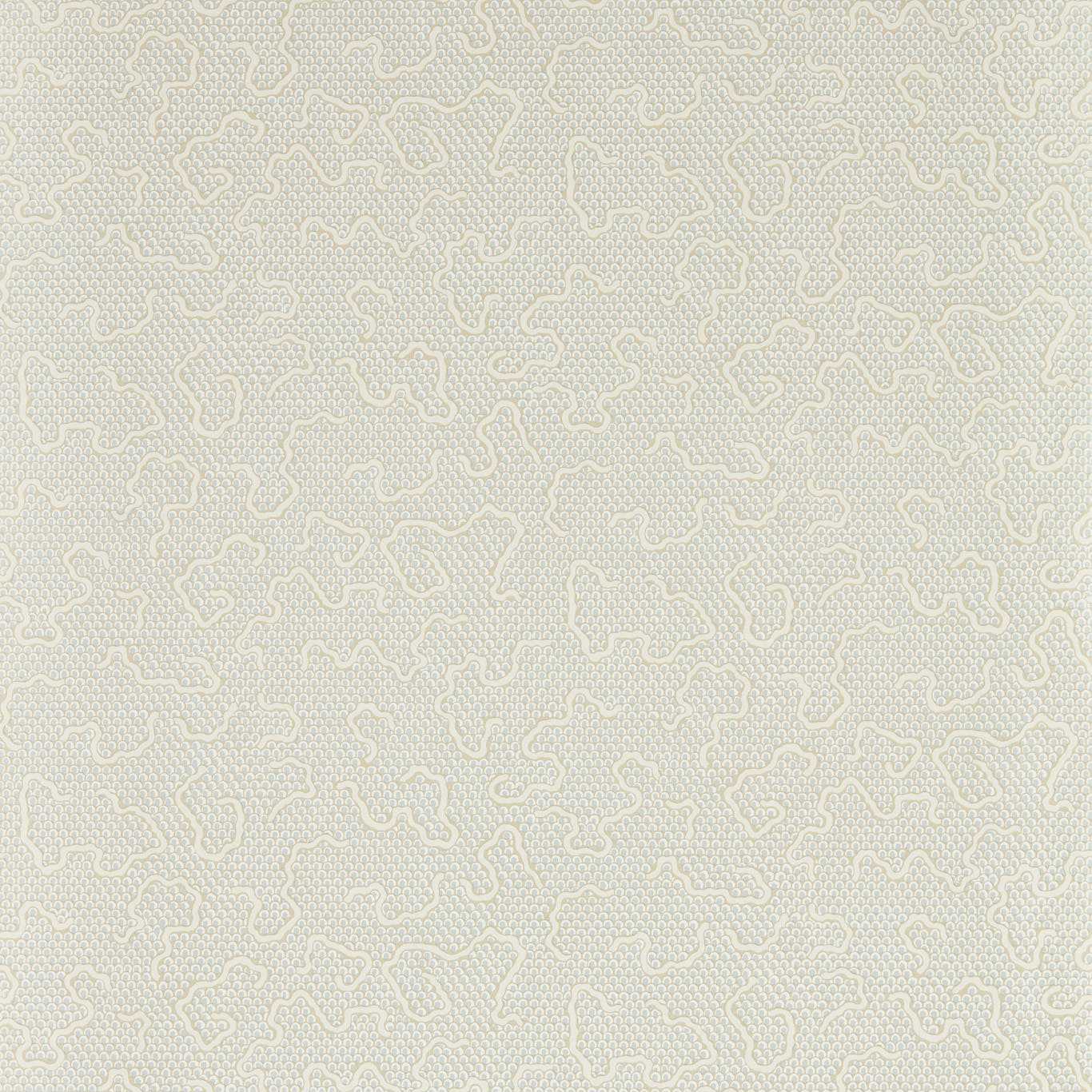 ZOFFANY Domino Paper Wallpaper Abstract , Graphic Paris Grey  Flexo-Printed Wallpaper - ZEND313098