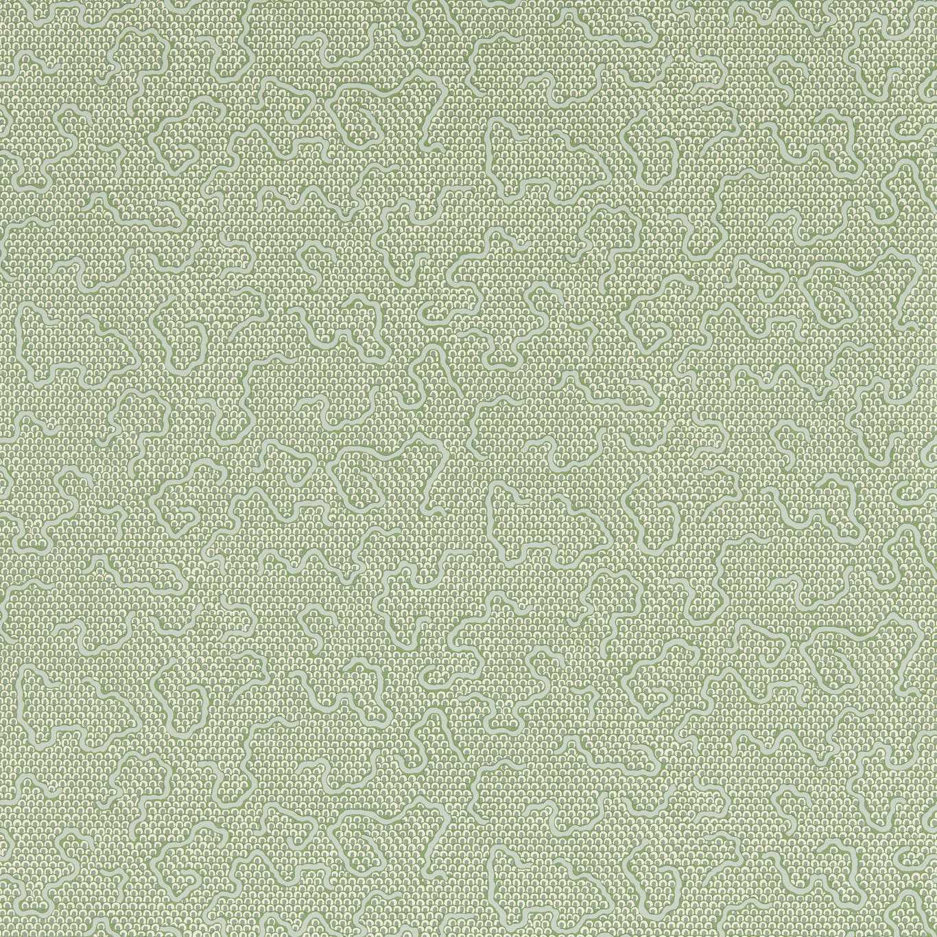 ZOFFANY Domino Paper Wallpaper Abstract , Graphic Eau De Nil  Flexo-Printed Wallpaper - ZEND313100
