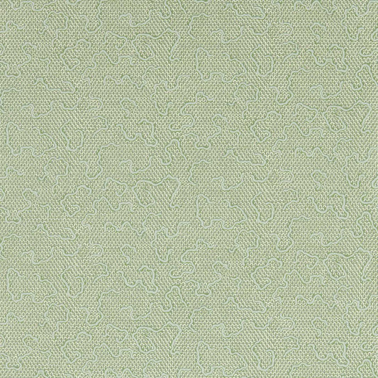 ZOFFANY Domino Paper Wallpaper Abstract , Graphic Eau De Nil  Flexo-Printed Wallpaper - ZEND313100