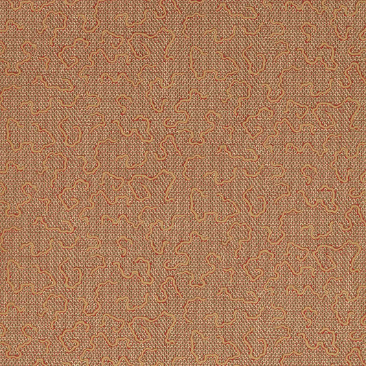 ZOFFANY Domino Paper Wallpaper Abstract , Graphic Russet  Flexo-Printed Wallpaper - ZEND313101