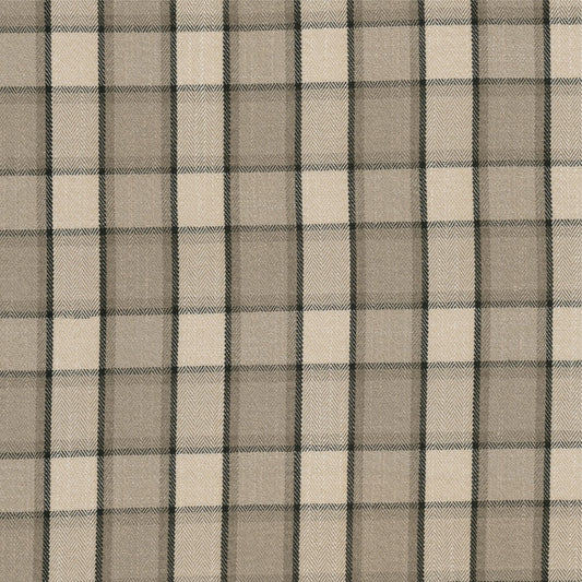 STOUT TEXTILES  MULTIPURPOSE,WOVENS TRADITIONAL, PLAID/CHECK BLACK/CAMEL   - ZEPH-1
