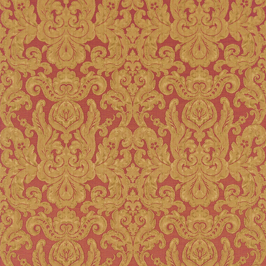 ZOFFANY Brocatello Fabric Damasks Red   - ZGRD85001