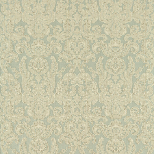 ZOFFANY Brocatello Fabric Damasks Light Blue   - ZGRD85010