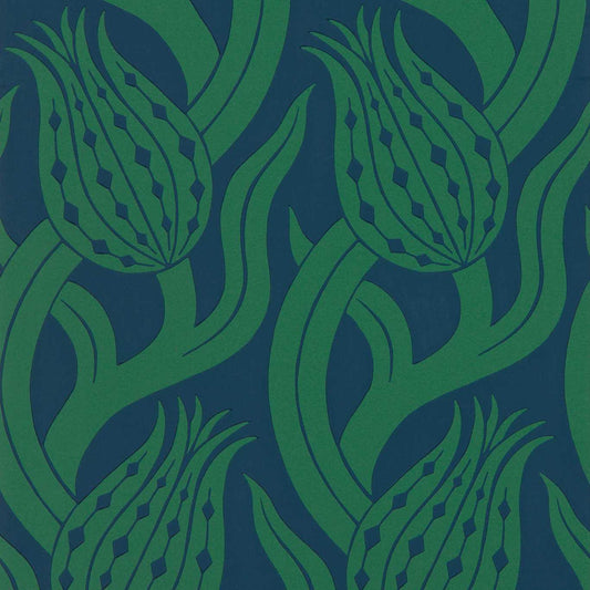 ZOFFANY Persian Tulip Wallpaper Contemporary, Floral Poison  Digital Print Wallpaper - ZHIW312996