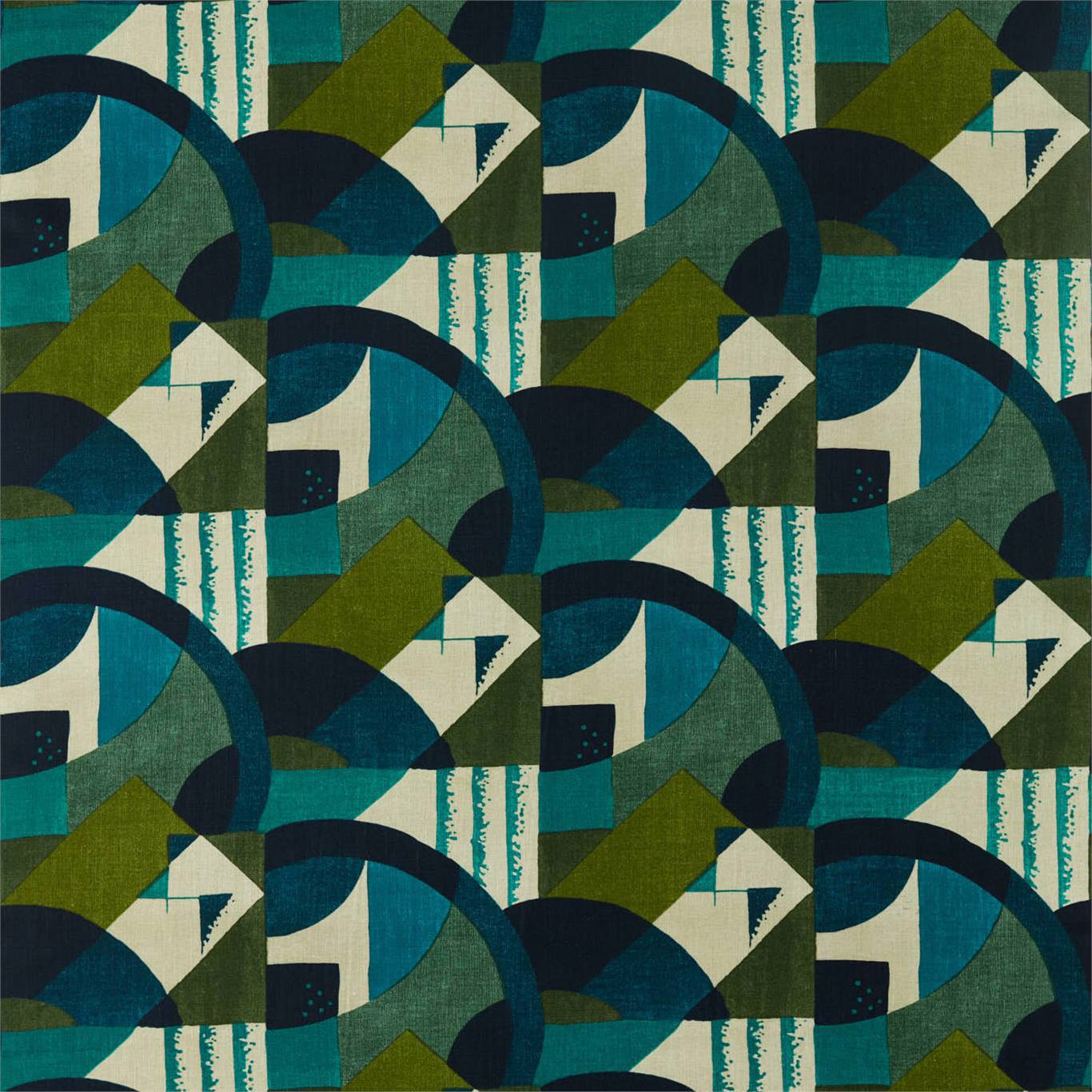 ZOFFANY Abstract 1928 Fabric Abstract , Graphic Serpentine   - ZICO322671
