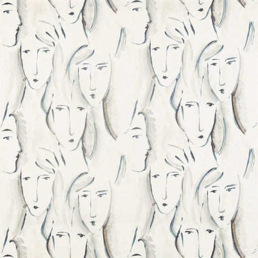 ZOFFANY Les Dames  Fabric Other Charcoal   - ZICO322676