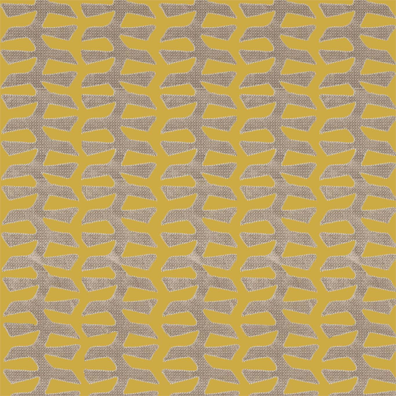 ZOFFANY Verdi Applique Fabric Stripes Tigers Eye   - ZICO333016