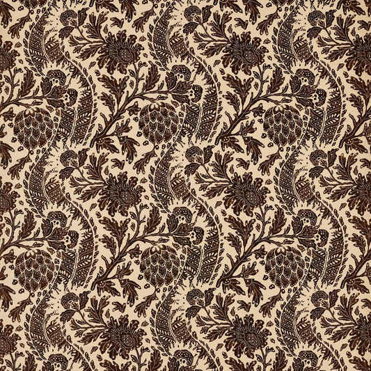 ZOFFANY Cochin Fabric Contemporary, Floral Vine Black   - ZINF322775