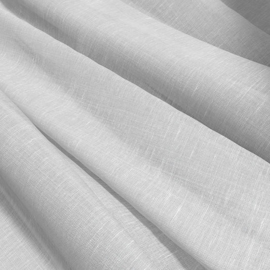 JF Fabrics ZION 92 Fabric Plain White, Off-White  Sheer, Wide Width - 9042892 J9151