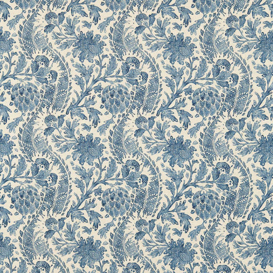 ZOFFANY Cochin Fabric Damasks Blue   - ZJAI321689