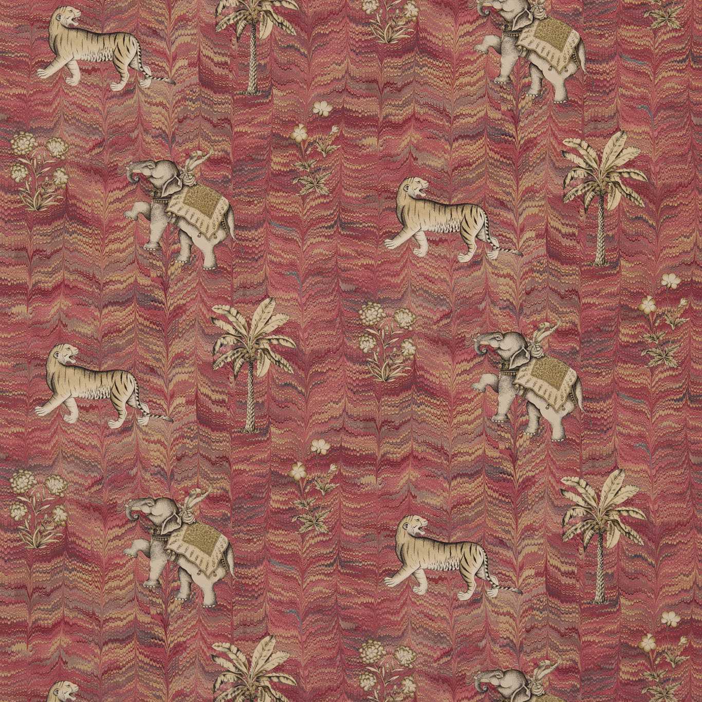 ZOFFANY Jaipur Fabric Other Red   - ZJAI321694