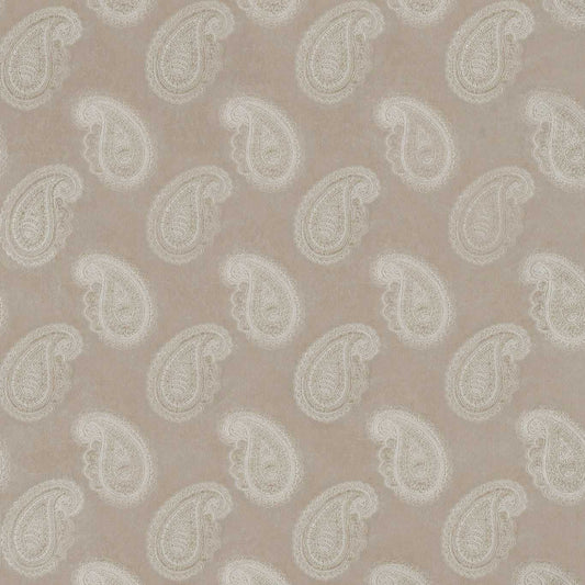 ZOFFANY Orissa Velvet Fabric Other Pale Linen   - ZJAI331665