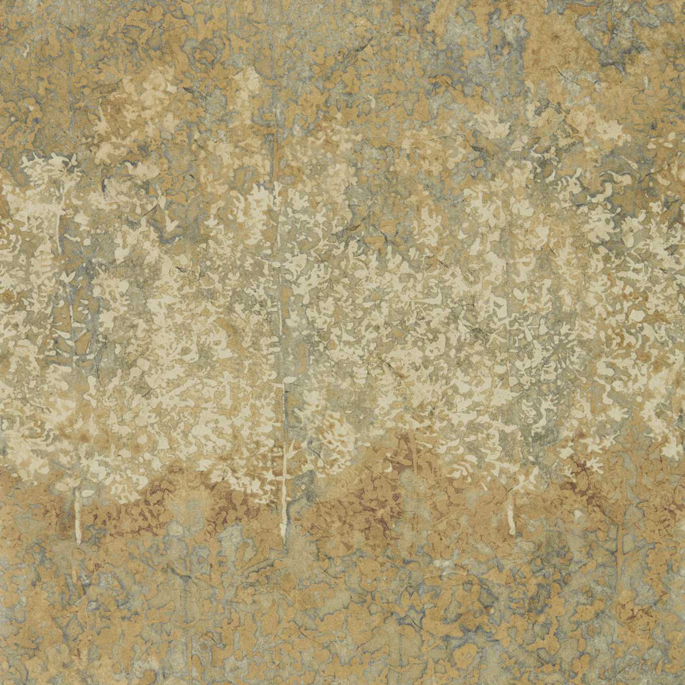 ZOFFANY Belvoir  Wallpaper Other Belvoir Blue,Amber  Gravure - Wide Width Printed Wallpaper - ZKEM312651