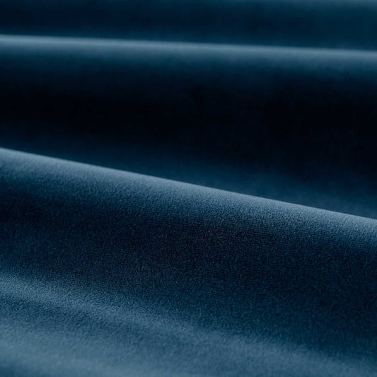 ZOFFANY Cotton Velvet Performance Fabric Plains , Textures Mazarine Blue   - ZL4X333450