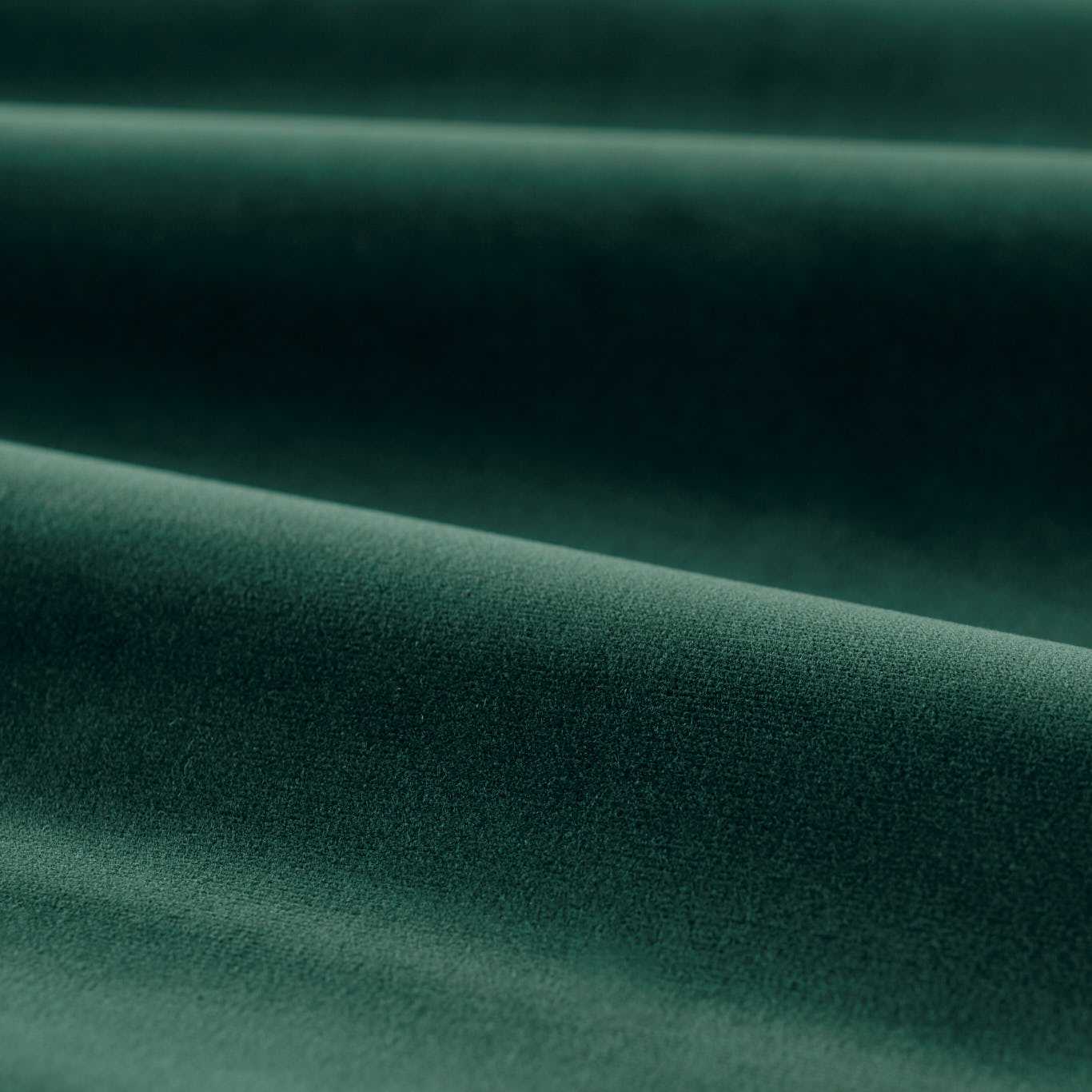 ZOFFANY Cotton Velvet Performance Fabric Plains , Textures Emerald   - ZL4X333454