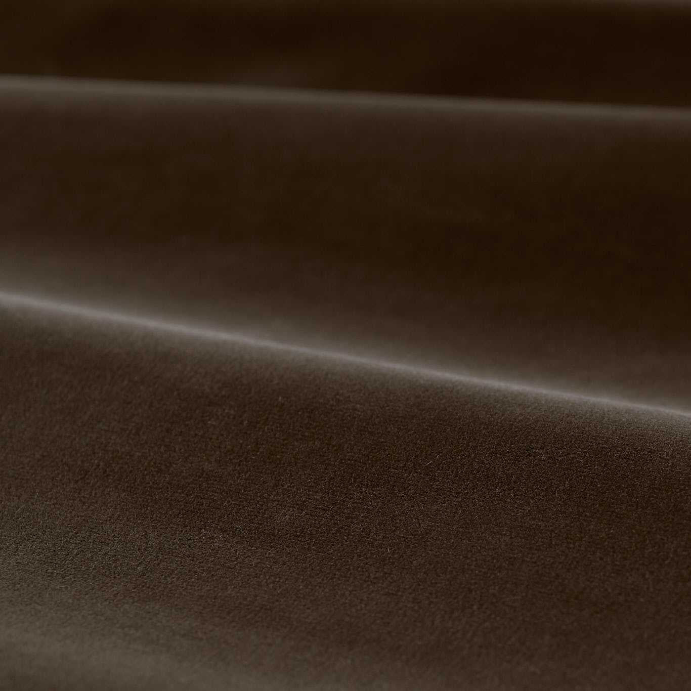 ZOFFANY Cotton Velvet Performance Fabric Plains , Textures Umber   - ZL4X333456