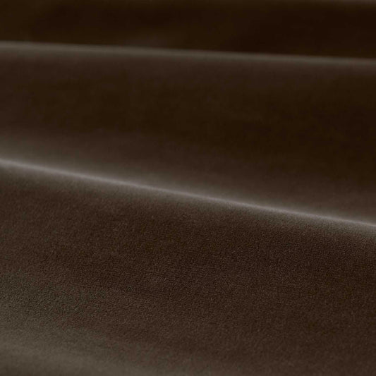 ZOFFANY Cotton Velvet Performance Fabric Plains , Textures Umber   - ZL4X333456